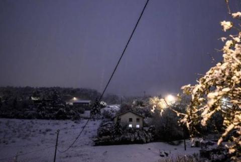 Ֆրանսիայի հարավ - արեւելքում տեղացած ձյունն առանց լույսի Է թողել 200 հազար տուն