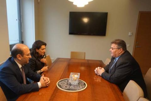 Anna Hakobyan meets with Lithuanian First Lady, Foreign Minister in Vilnius 
