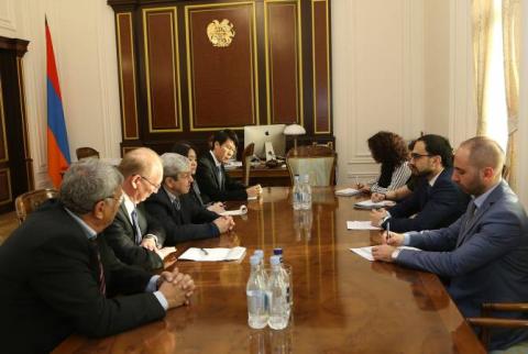 Փոխվարչապետ Ավինյանն ընդունել է Միջազգային գիտատեխնիկական կենտրոնի պատվիրակությանը