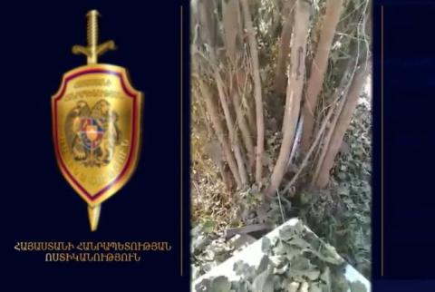 Ոստիկանությունը հայտնում է Մրգավետում 1,4 կիլոգրամից ավելի թմրամիջոց հայտնաբերելու մասին