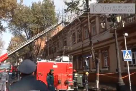 Cabinet member’s 911 call on restaurant fire in Yerevan saves crucial time 