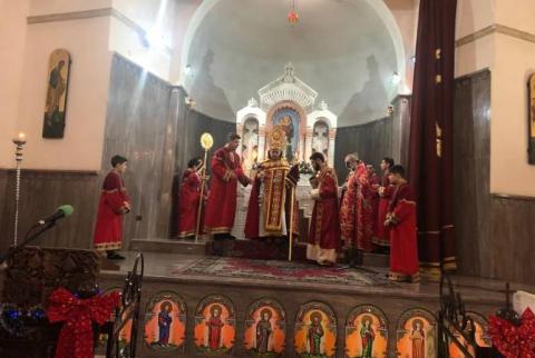 Паства Католической церкви Армении празднует Святое Рождество