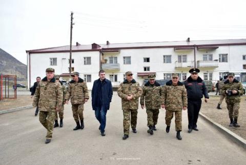 Տարեմուտի տոներին ընդառաջ Արցախի պետնախարարն մի շարք այցեր է կատարել