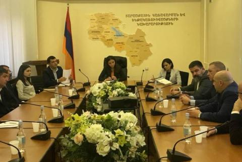 ՏԿԵ փոխնախարարը և հանքարդյունաբերողները քննարկել են  պղնձաձուլարանի կառուցման նախագծի հարցեր