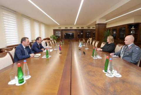 Обсуждены перспективы развития сотрудничества Армении и Финляндии в оборонной сфере