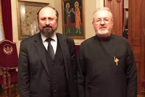 Атешян, не дожидаясь окончательных результатов выборов патриарха, поздравил Машаляна