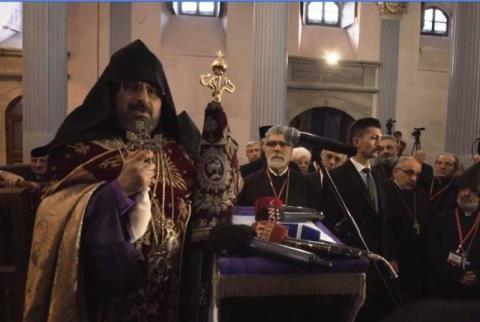  “Pray for me”, Patriarch-elect Sahak Mashalian vows great changes for Armenian community