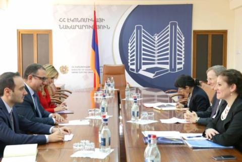 Տիգրան Խաչատրյանն ընդունել է ՏՀԶԿ գլխավոր քարտուղարի տեղակալին 
