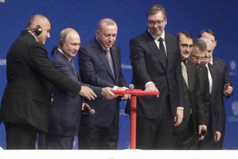 Путин и Эрдоган официально запустили работу газопровода "Турецкий поток"