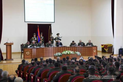 President of Artsakh attends meeting of Defense Army’s Military Council