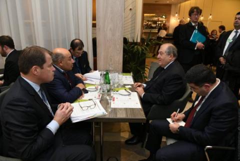 Президент Саркисян подтвердил предложение о проведении ежегодной встречи ЕБРР в Армении в 2021 году