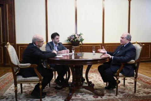 Я за то, чтобы усилить культуру обращения к народу: президент Армен Саркисян