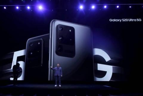 Samsung представил смартфон Galaxy S20 в трех разновидностях