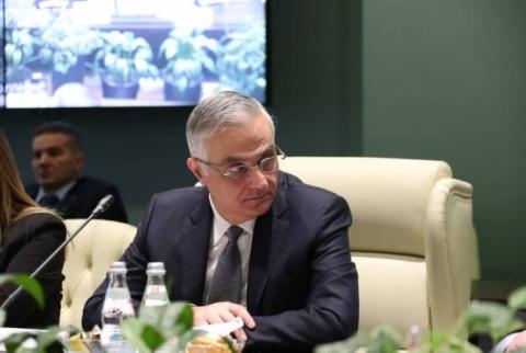 Мгер Григорян принимает участие в рабочем обсуждении вокруг стратегии ЕАЭС на 2020-2025 гг.