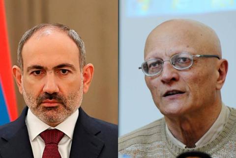 Pashinyan a présenté ses condoléances  suite au décès du spécialiste des monuments Samvel Karapétian