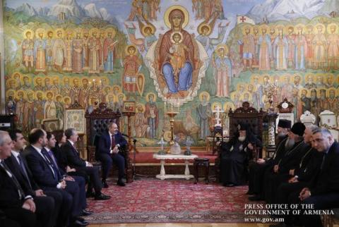 Armenian PM meets with Catholicos-Patriarch of All Georgia Ilia II