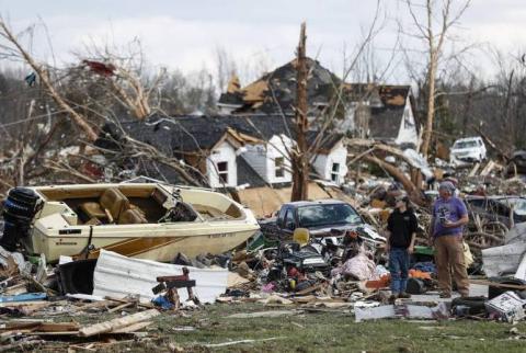 NBC: число жертв торнадо в Теннесси увеличилось до 25