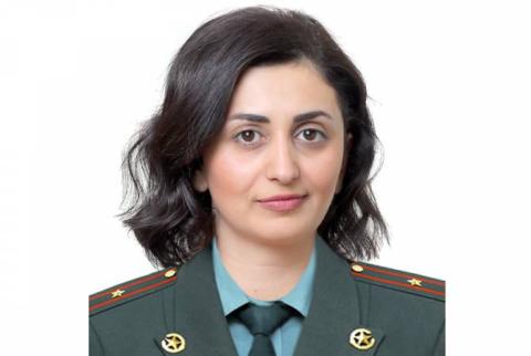  Shushan Stepanian nommée attachée de presse du ministère de la Défense d'Arménie