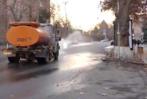 Armenian town starts citywide chlorine disinfection after coronavirus cases 