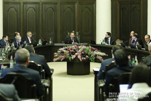 Armenia Cabinet meeting adjourned for one hour to clarify state of emergency bill 