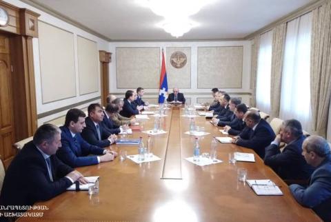 Artsakh’s President chairs consultation with participation of heads of regional administrations