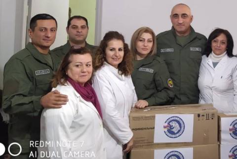 Группа  гуманитарной миссии РА  в  Сирии раздала разным учреждениям медицинские  принадлежности