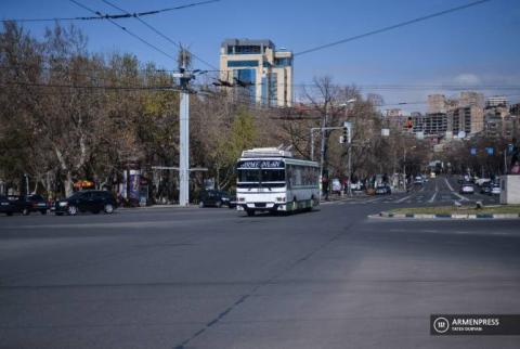Ազատ տեղաշարժի սահմանափակման ընթացքում չի դադարեցվելու տրանսպորտային միջոցների աշխատանքը