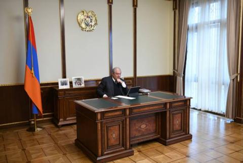 Armenian President discusses coronavirus situation with Indian Ambassador