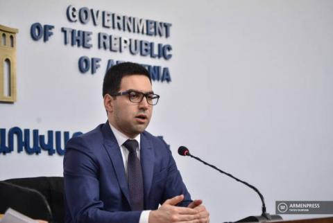 Justice Minister Rustam Badasyan's news briefing