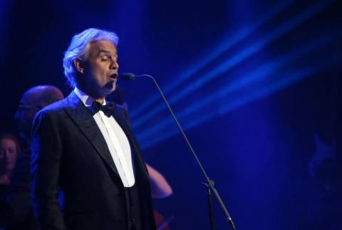 Concert sans public d'Andrea Bocelli dimanche à Milan