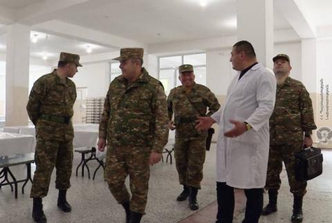 Начальник Генштаба Вооруженных сил Республики Армения посетил воинские части