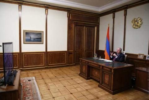 Армен Саркисян принял участие в вебинаре “Мир после пандемии: сценарии трансформации”