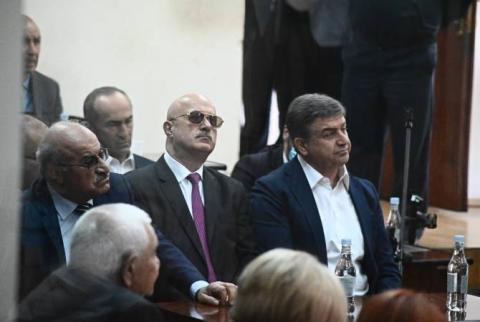 Քոչարյանի գործով դատական նիստին ներկայացան Հայաստանի և Արցախի նախկին վարչապետները