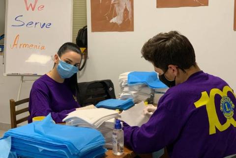 Lions Clubs International-ի հայաստանյան ակումբները բուժաշխատողներին կտրամադրեն բժշկական պարագաներ
