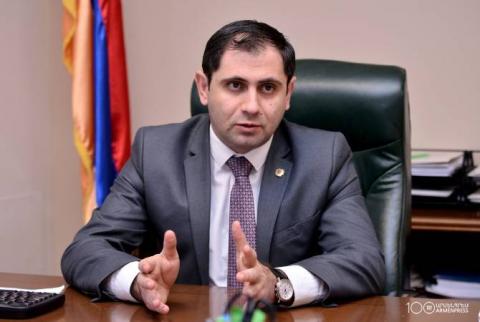 Armenian minister of territorial administration and infrastructures self-quarantined