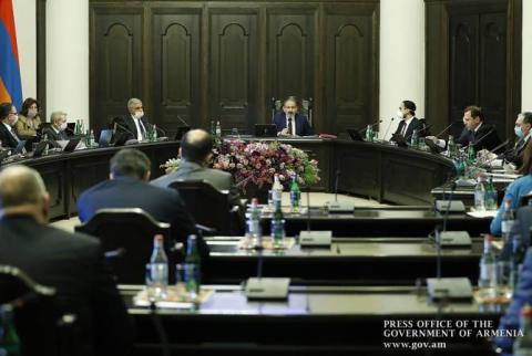 Состоялось очередное заседание правительства Республики Армения