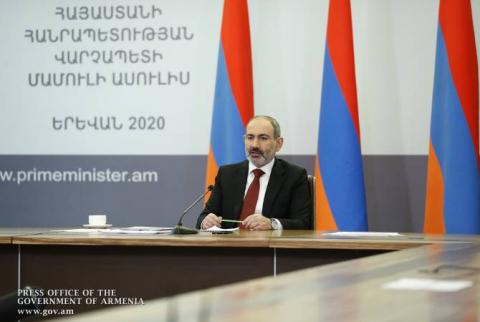 رئيس الوزراء باشينيان يقول أنه ناقش مع الرئيس الروسي الإجراءات القانونية للشركات الروسية بأرمينيا