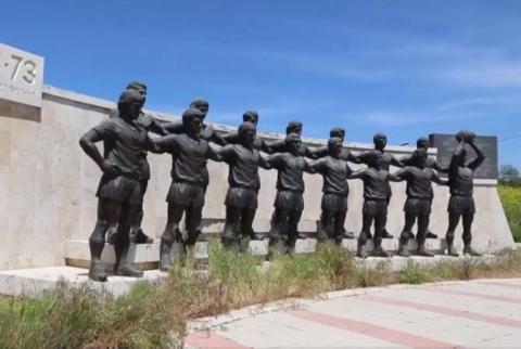 Sports minister personally phones Police Chief over Ararat-73 statue theft 