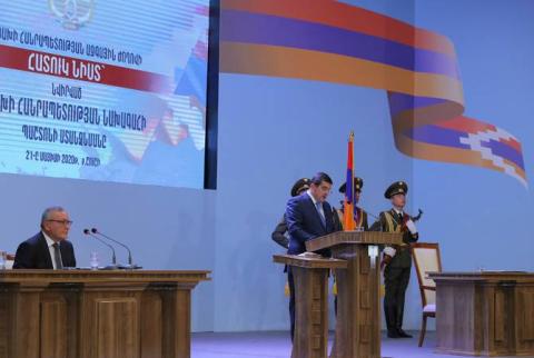 Ես ազատ Արցախի յուրաքանչյուր քաղաքացու նախագահն եմ. Արայիկ Հարությունյան