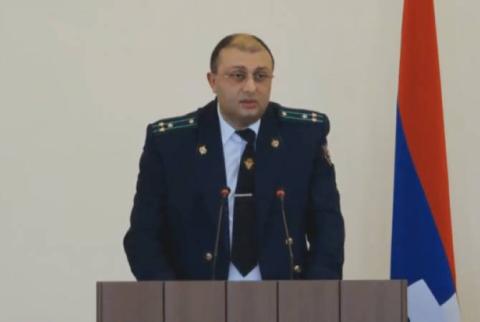 Генпрокурору Арцаха присвоен классный чин государственного советника юстиции третьего класса