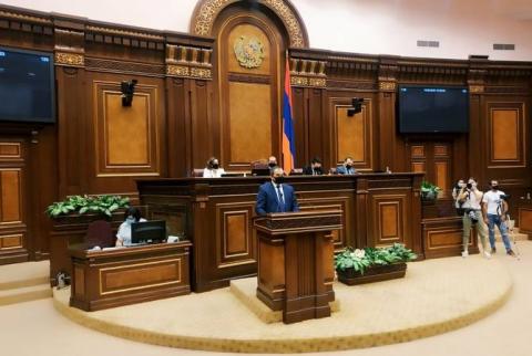 Prosecutor General presents motion to press charges against MP Gagik Tsarukyan in Parliament