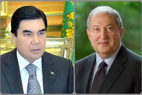 Armenian President congratulates Turkmen counterpart on birthday