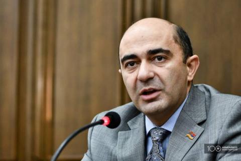 Opposition lawmaker Edmon Marukyan tests negative for COVID-19
