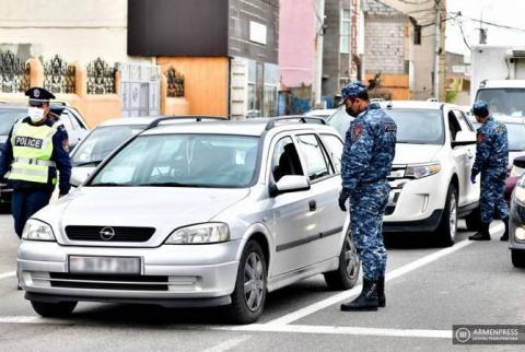 За день полиция  выявила 3028 случаев нарушения  режима чрезвычайного положения