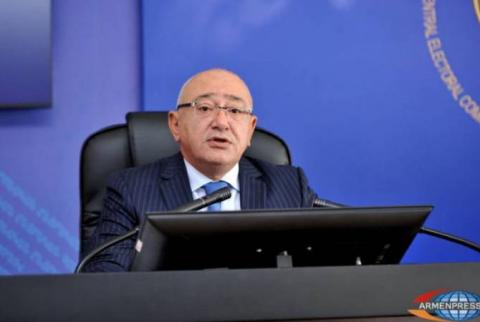 ЦИК Армении отклонил заявление фракции “Просвещенная Армения” о восстановлении депутатского мандата
