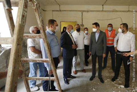 Քաղաքապետ Հայկ Մարությանն այցելել է հիմնանորոգվող մանկապարտեզներ