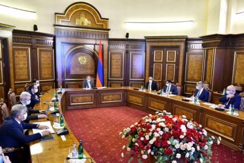 Под председательством Никола Пашиняна обсужден ход работ по строительству водохранилища Капса