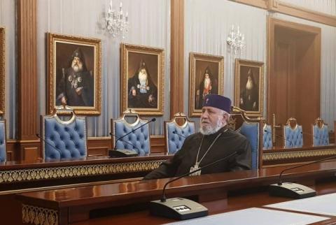 Гарегин II провел по видеосвязи встречу с предстоятелями армянских епархий Северной Америки