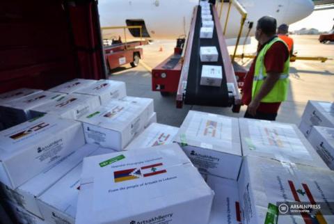 Armenia and Artsakh send planeloads of humanitarian aid to Lebanon 