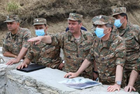 Artsakh’s Defense Minister, Chief of General Staff of Armenian Armed Forces discuss defense issues